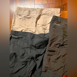 Bundle of 3 Colombia Men’s shorts 34” waist